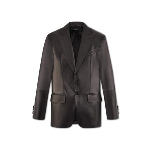 Vêtements D'extérieur Tom Ford Nappa Plonge Sartorial Blazer Homme Noir | XWNIP-6517