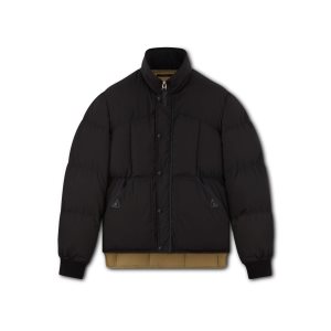 Vêtements D'extérieur Tom Ford Techno Legere Down Funnel Blouson Homme Noir | CUKSB-1275